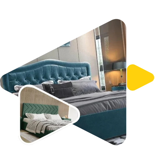best bed upholstery headboard Dubai