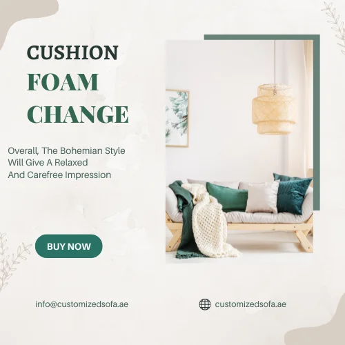 customized cushion foam change service
