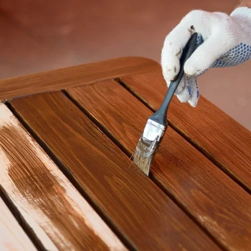 Wet Wooden Table